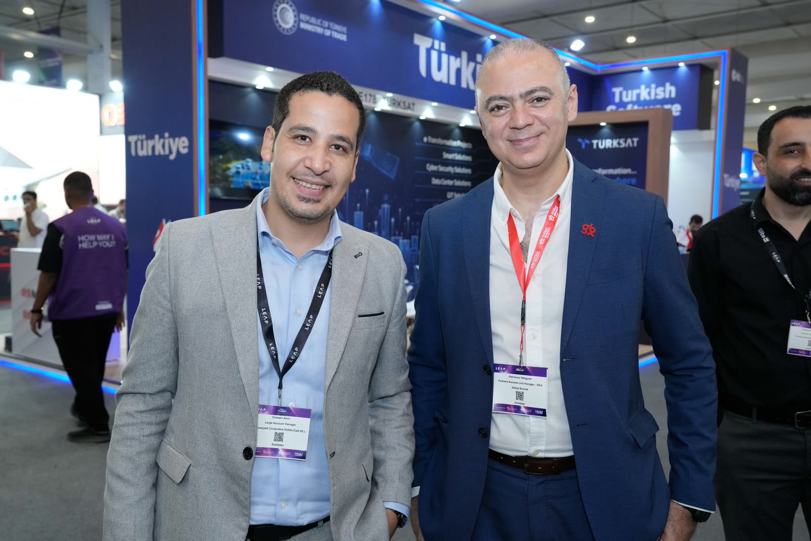 ACME team at the Bahrain Pavilion, LEAP 2026 Day 3