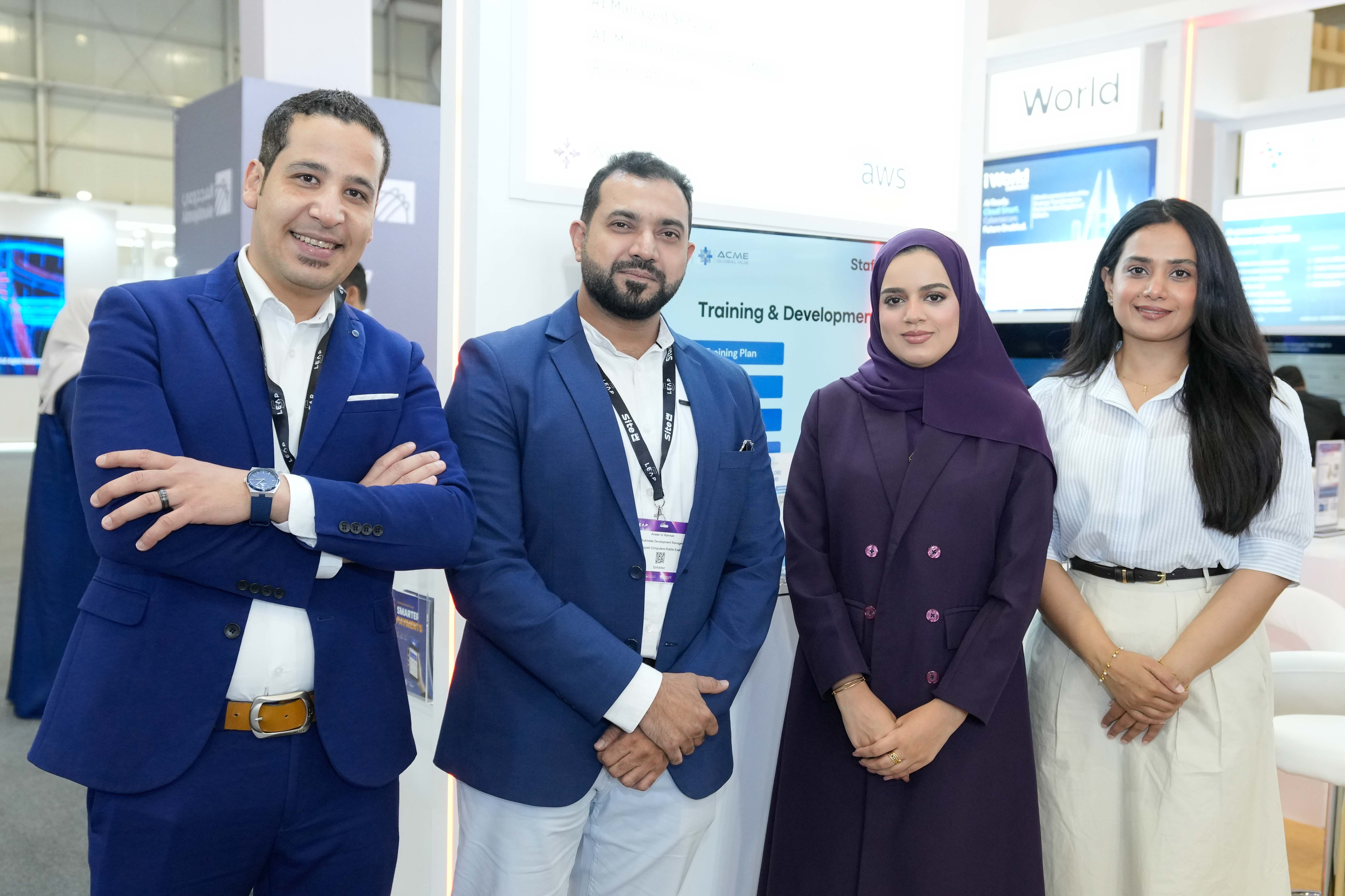 ACME leadership at the Bahrain Pavilion, LEAP 2026