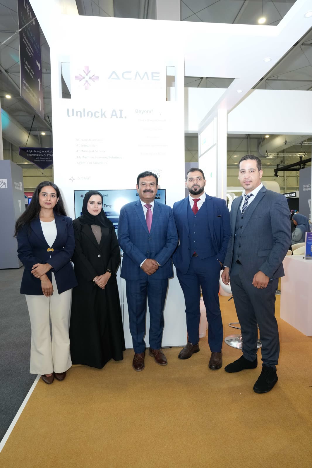 ACME stand at LEAP 2026 in the Bahrain Pavilion, Riyadh