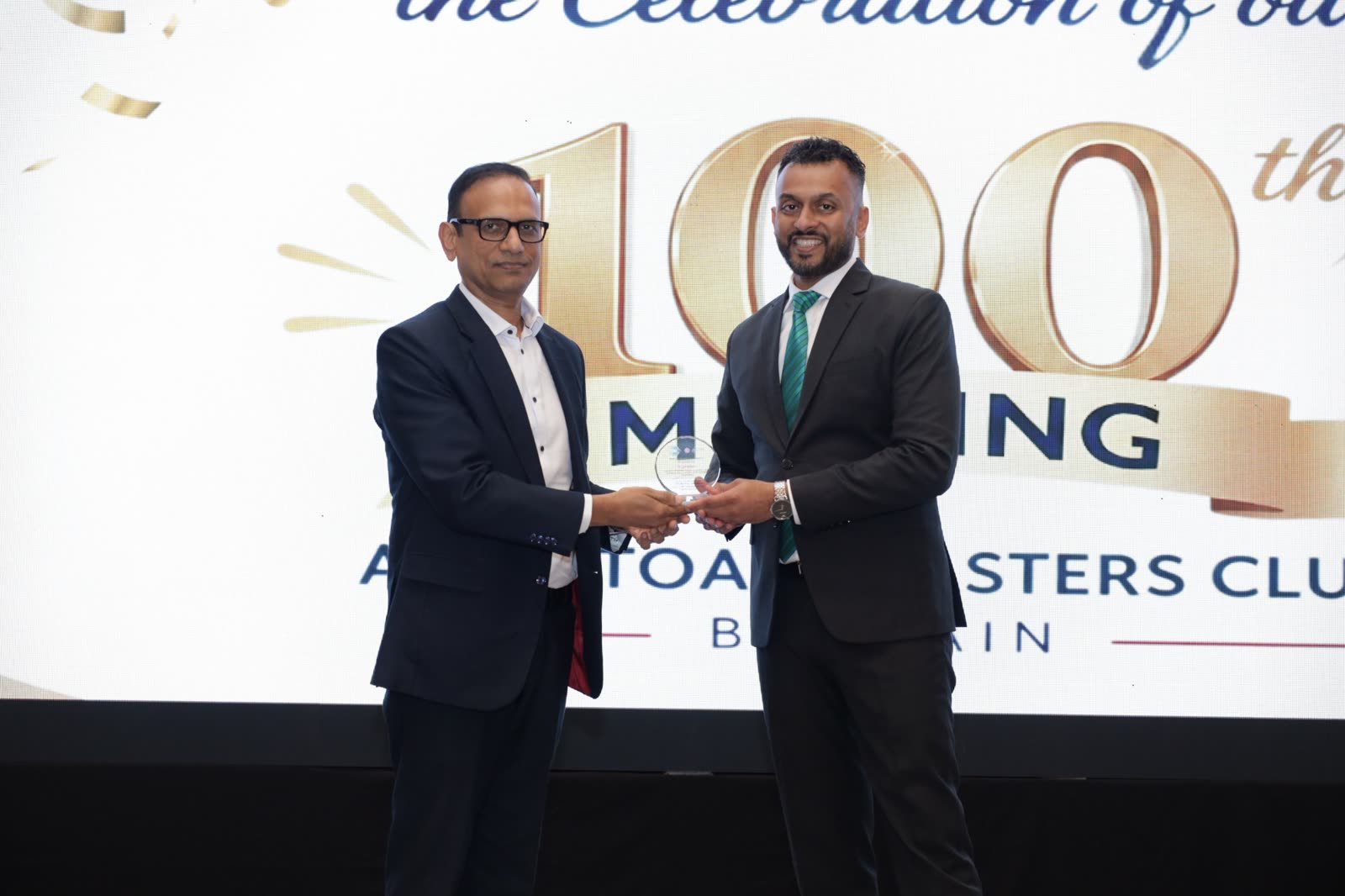 ACME Toastmasters Club 100th meeting celebration