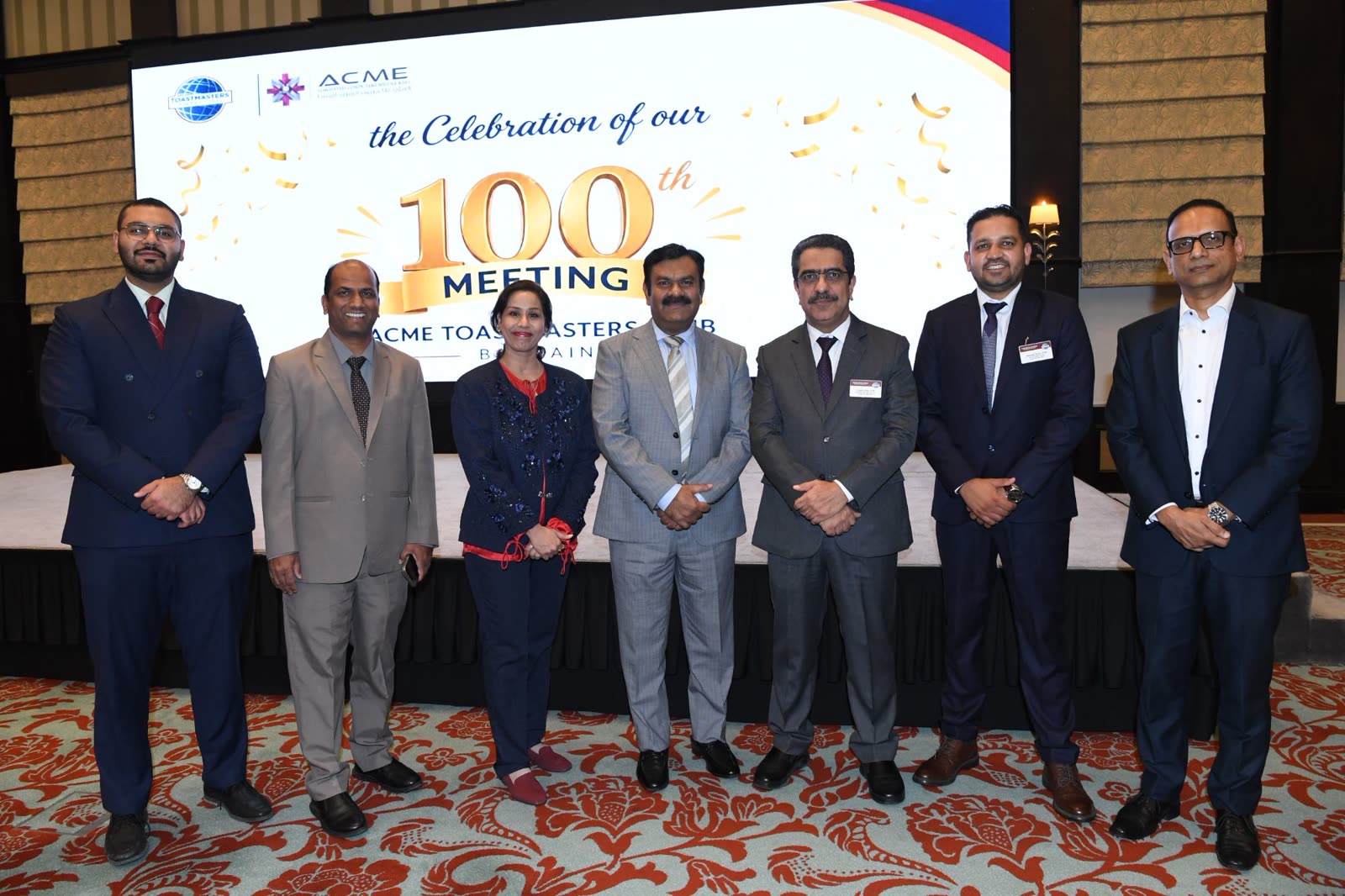 ACME Toastmasters Club 100th meeting celebration